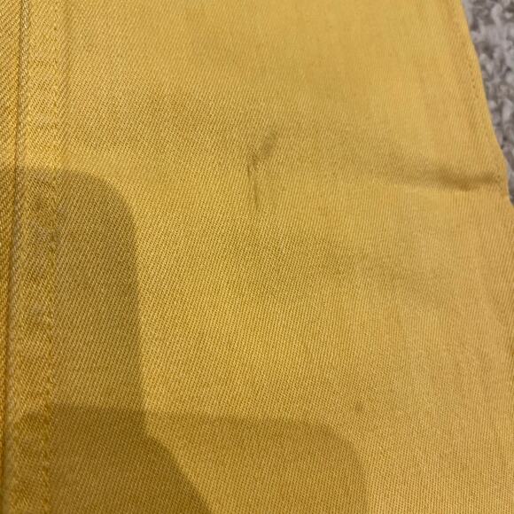 Mother The Runaway Pop Yellow Flare Jeans Sz 28 Casual Denim - Picture 10 of 11